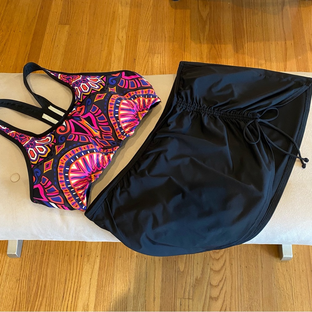 Land’s End Swim Skirt, size 18, black